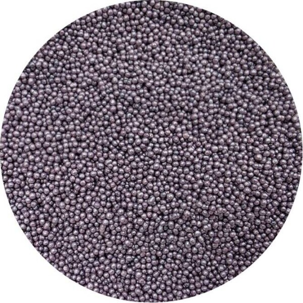 Cukrové perličky metalické fialové 2mm 80g - I LOVE CAKES