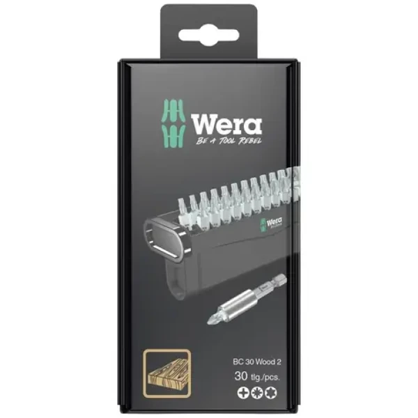 WERA Bit-Check 30 Wood 2 SB - 30 dílný (05057438001)