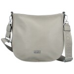Trendy dámská koženková crossbody kabelka Candelis, šedá