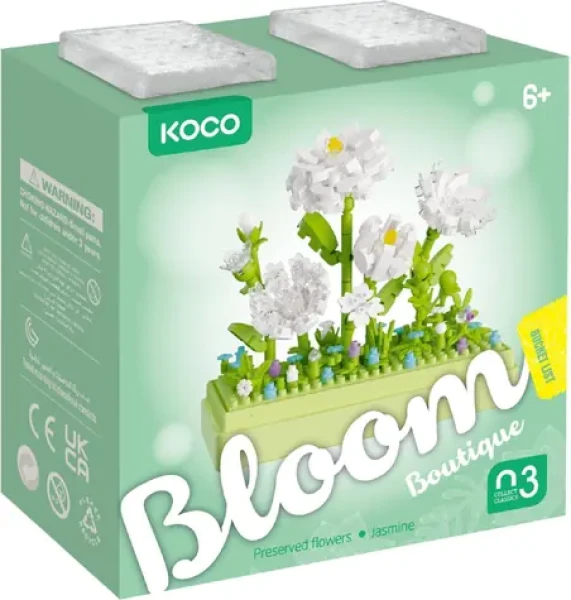 KOCO Stavebnice mini Preserved Flowers č.3: Jasmín