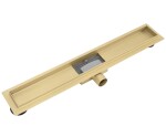 REA - Odtokový žlab Neox brush gold 70 REA-G4893