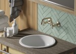 Kuchinox - STILO umyvadlová baterie nástěnná, stará mosaz BKI_550D