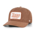 47 Brand Pánská kšiltovka Texas Longhorns NCAA Corduroy Patch Hitch Adjustable