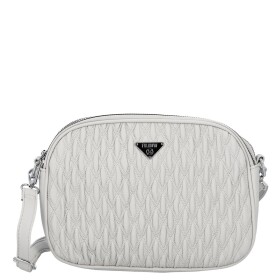 Trendy dámská koženková crossbody kabelka Fulla, šedá
