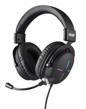 Acer Nitro Headset II NHW200 černá / Herní headset s mikrofonem / Jack 3,5 mm / RGB (GP.HDS11.02E)