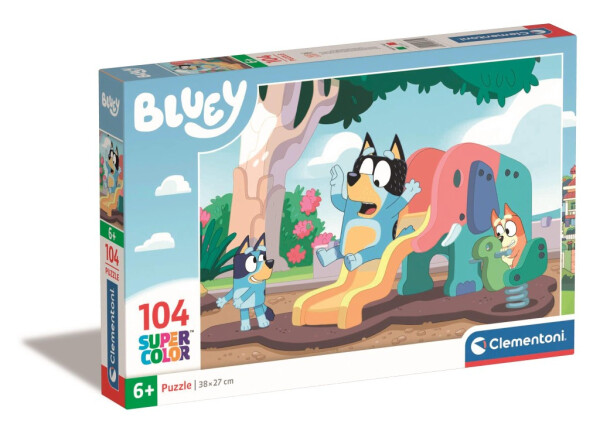 Puzzle 104 dílků Supercolor Bluey 2 - Clementoni
