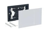 GEBERIT - Sigma70 Kryt pneumatického ovládání splachování, bílé sklo 242.813.SI.1