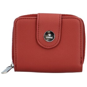Malá dámská koženková peněženka Antalla, cihlově červená