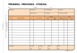 Příjemka-převodka-výdejka, A5, 100 listů, NCR