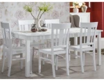 Jídelní stůl Atik 160x90 cm, bílý