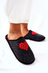 Household slippers Panto Fino II267009 Black-Red