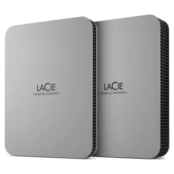 LaCie Mobile Drive Moon Silver / Přenosný disk / 4TB / USB 3.1 / USB-C / Rescue Data Recovery (STLP4000400)
