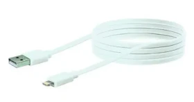 Schwaiger LKF200L532 bílá / Datový kabel / USB-A - Lightning / 2 m / USB 2.0 (LKF200L532)