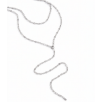ELENYS Flow Line – náhrdelník z prémiové oceli Délka: 38-44 + 5 / max. 49 cm