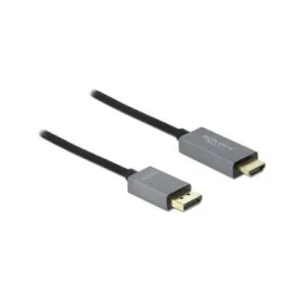 DeLock DisplayPort 1.4 HDMI / Kabel / aktivní / 4K 60 Hz / HDR / 3 m (85930)