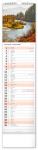 Nástěnný kalendář vázankový/kravata 2026 NOTIQUE - Krajina, 12 x 48 cm
