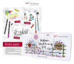 Skicovací sada mix produktů 9 ks v kovovém pouzdře + blok