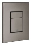 GROHE - Uniset Set předstěnové instalace, klozetu, sedátka SoftClose a tlačítka Skate Cosmopolitan, kartáčovaný Hard Graphite SANI15BB5102