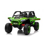 Mamido Elektrické autíčko Buggy UTV KCK 4x4 zelené 24V | 800W | 50 kg | EVA | LED | 2,4Ghz | ECO kůže