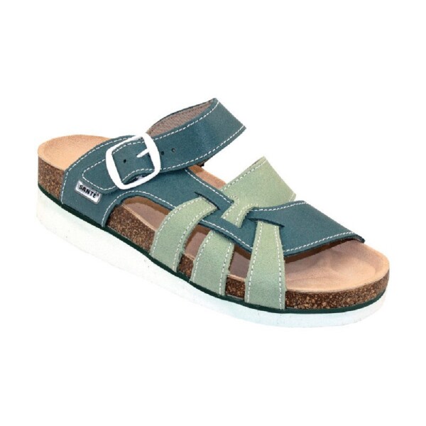 Pantofle dámské SANTÉ N/240/9/H/K/BP oceán 35 oceán