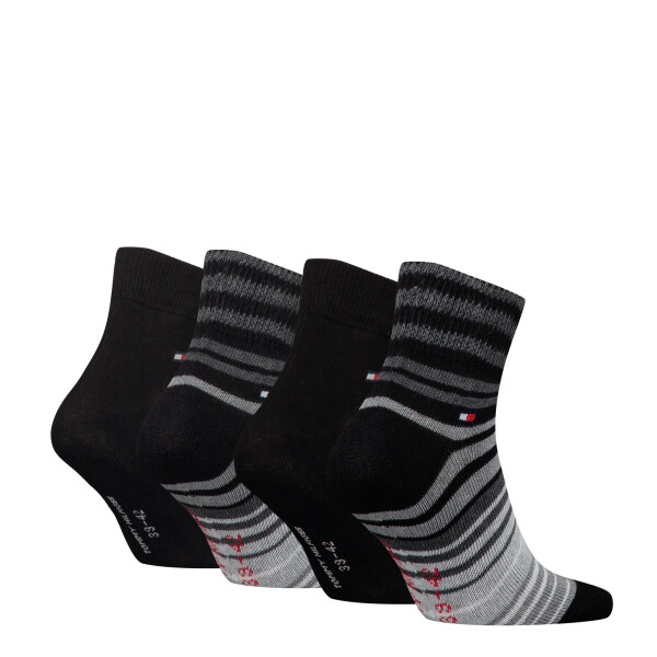 Ponožky Tommy Hilfiger 4Pack 701227259001 Black 39-42
