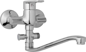 JB Sanitary Nástěnná umyvadlová a sprchová baterie FINERY, rozteč 100 mm, bez příslušenství, ramínko 250 mm F10 31 20