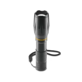 Hama W200 LED svítilna / hliníková / 200 lm / 180 m / 3 režimy / zoom / COB / poutko / baterie (228620)