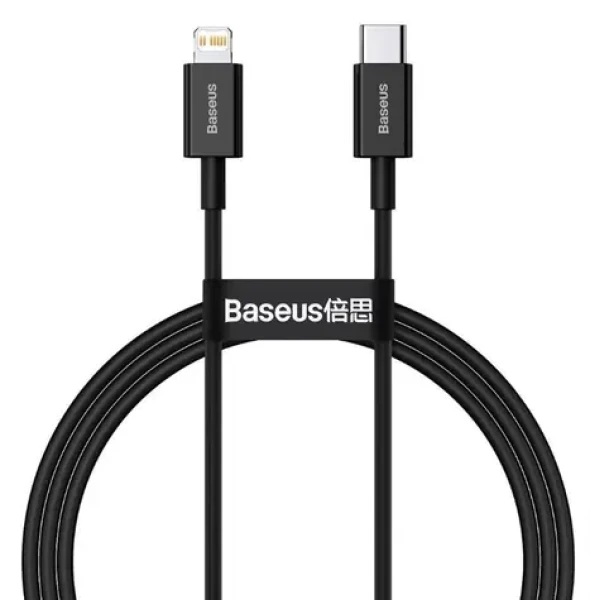 Baseus CATLYS-A01 Kabel USB-C (M) - Lightning (M) 1 m černá / 20W (CATLYS-A01)