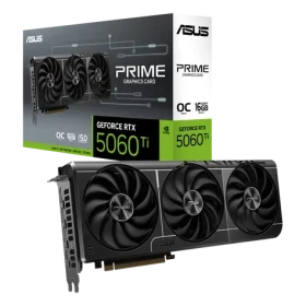 Asus PRIME GeForce RTX 5060 Ti OC 16GB / 2647MHz / 16GB GDDR7 / 128-bit / 1x HDMI + 3x DP / 550W (8) ( 90YV0MH2-M0NA00)