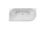 Kielle - Idolio Volně stojící rohová vana 170x80 cm, levá, bílá 1122453L0