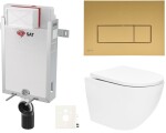 Závěsný WC set k zazdění SAT SIKOSZTOR67GM SIKOSZTOR67GM