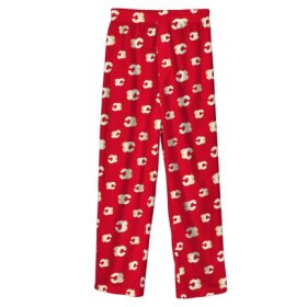 Outerstuff Dětské pyžamové kalhoty Calgary Flames NHL Team Colored Printed Pant Velikost: Dětské L (11 - 12 let)
