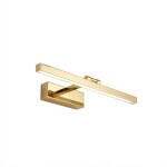 Koupelnové nástěnné LED svítidlo APP1860-1W 40cm GOLD OSW-66013