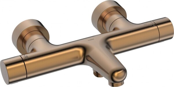 HANSA - Prisma Termostatická vanová baterie, broušený bronz 5810230181
