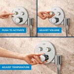 GROHE - Precision SmartControl Sprchový set s termostatem pod omítku, průměr 31 cm, 3 proudy, chrom 34877000