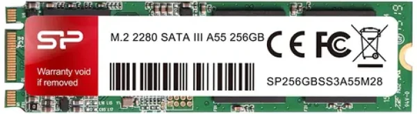 Silicon Power M.2 2280 A55 256GB / Interní SSD / 2.5" / SATA III / čtení:560MBs / zápis:530MBs / SLC (SP256GBSS3A55M28)