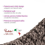 Bielastické potahy VENEZIA hnědá dvojkřeslo (š. 120 - 160 cm)
