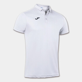 Pánské polo tričko Joma Polo Shirt Hobby S/S White Velikost: 3XS