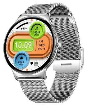 Colmi V89 stříbrná / Chytré hodinky / AMOLED 1,43" / Bluetooth hovory / IP67 (V89 Steel Silver)