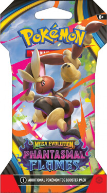 Pokémon TCG: ME02 Phantasmal Flames- 1 Blister Booster