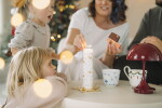 Bella Rose Adventní svíčka Zlaté prasátko, bílá barva, vosk