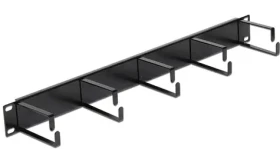 DeLock 19 Panel pro organizaci kabelů / Černý (42496DE)