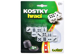 Kostky hrací 1,5 cm 12 ks