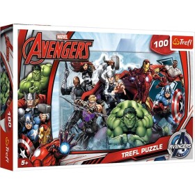 Trefl Puzzle Avengers - Do akce / 100 dílků