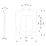 SAPHO - AVVA WC sedátko, SLIM, Soft Close, bílá 100787