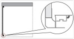 HOPA - Sprchová zástěna ANTA FISSA MA - BARVA rámu - Bílá, Rozměr A - 90 cm, Rozměr C - 185 cm, Směr zavírání - Univerzální Levé / Pravé, Výplň - Polystyrol 2,2 mm (acrilico) BSAFI90MAP