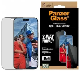 PanzerGlass Privacy Ochranné sklo pro Apple iPhone 17 Pro Max / s instalačním rámečkem (PG75492)