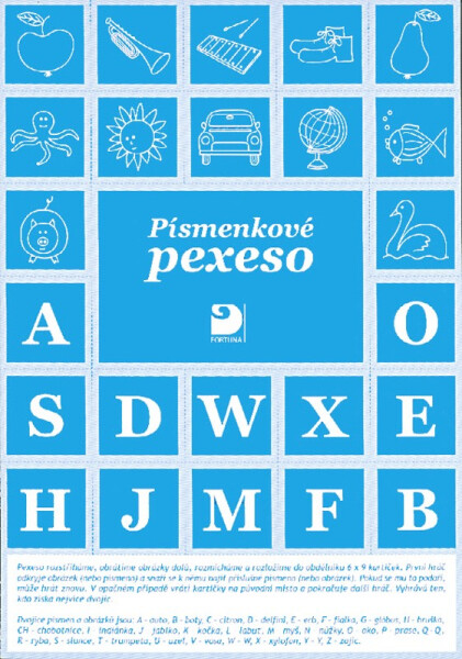 Písmenkové pexeso - Ludmila Kořenářová