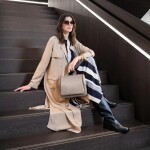 Toaletní taštička Reisenthel Toiletbag XL Herringbone mokka