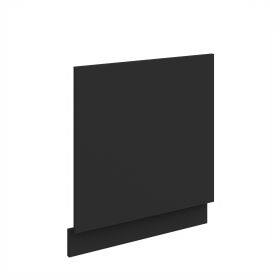 Dvířka na vestavnou myčku nádobí Aria ZM 570x596 Barva korpusu: Černá, Barva dvířek: BL - Black AFM